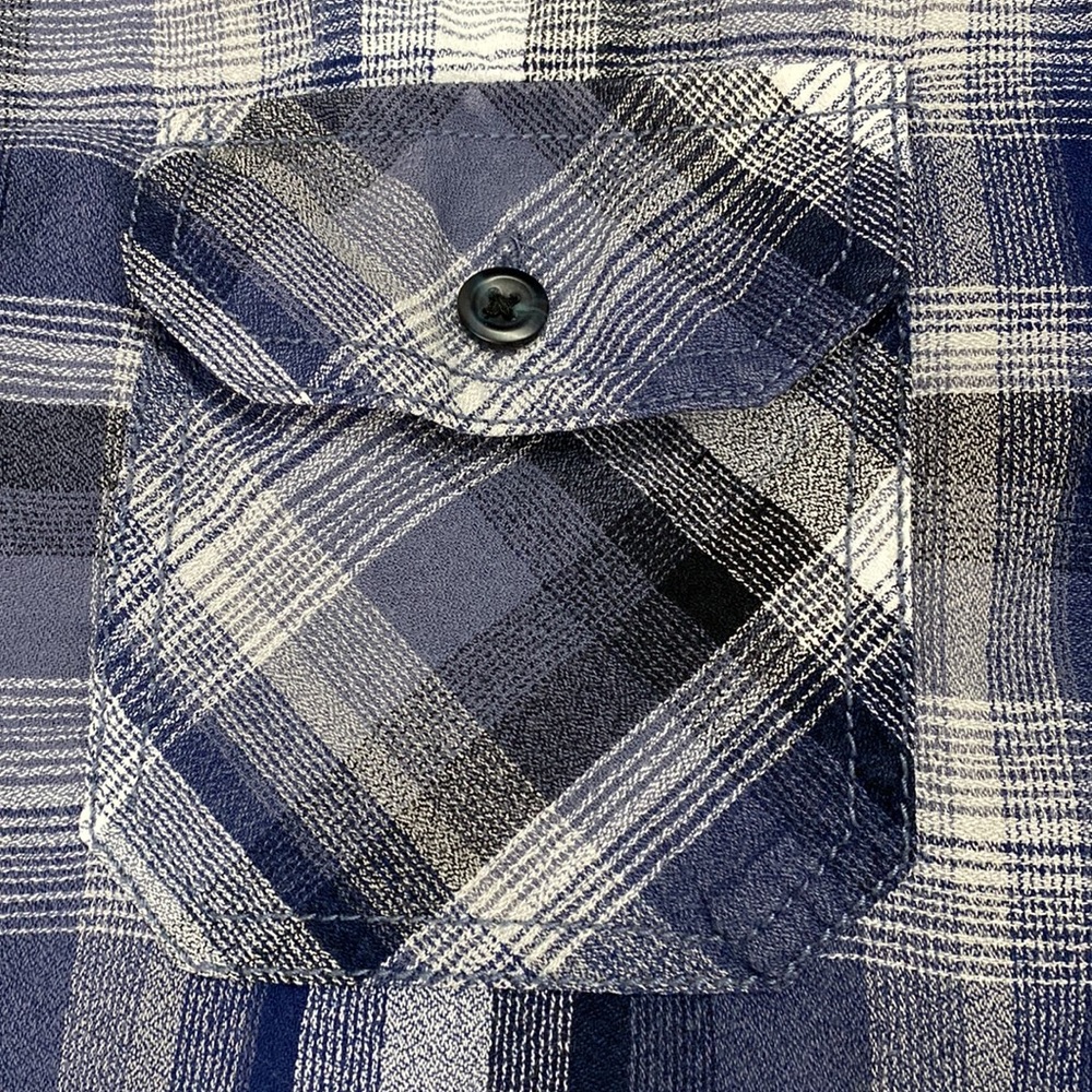 American Rag Plaid Button Down Long Sleeve Shirt - Picture 4 of 10